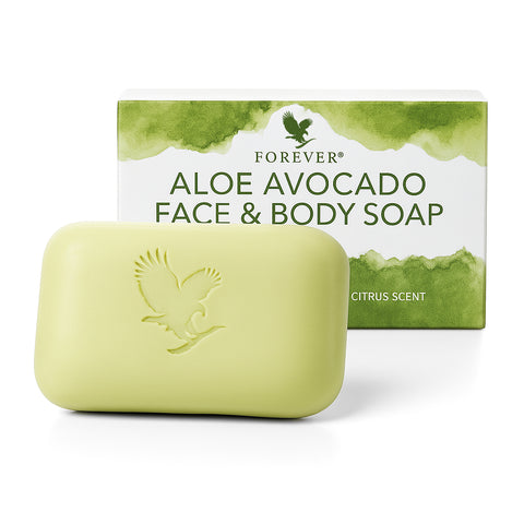 Forever Aloe Avocado Gesichts- und Körperseife mit cremigem Schaum