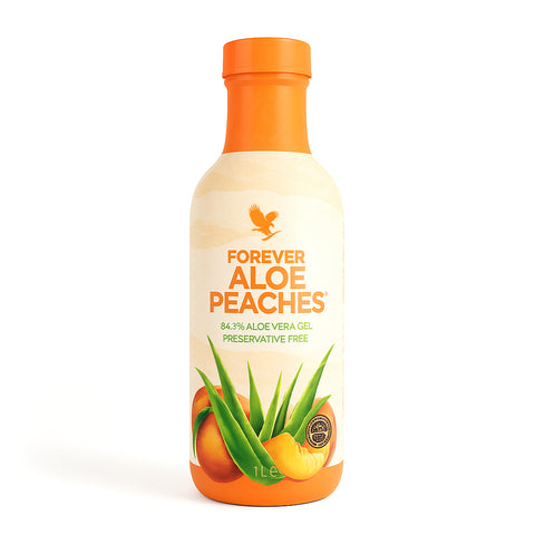 Forever Aloe Vera Gel Peaches mit natürlichem Pfirsichgeschmack