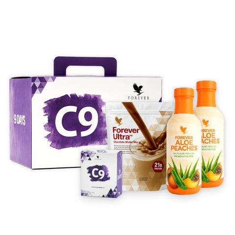 Forever Clean 9 Kur mit Schoko-Shake und Peaches Gel