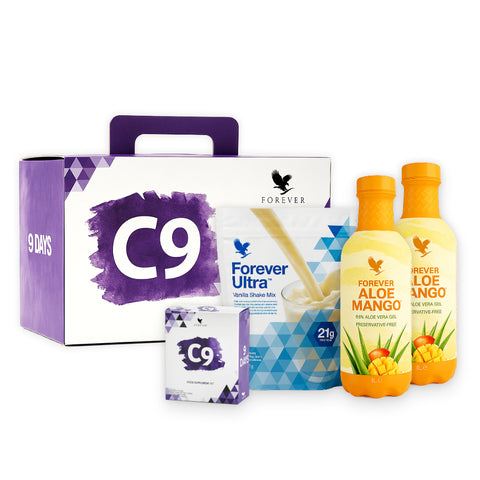 Forever Clean 9 Kur mit Vanille-Shake und Mango Gel