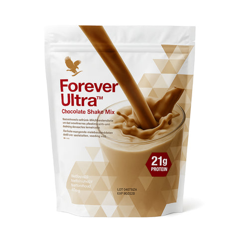Forever Ultra Chocolate Shake Mix mit hochwertigem Sojaprotein